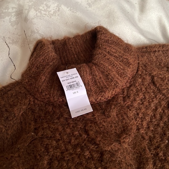 American Eagle - Turtle Neck Sweater (Brown) - Picture 3 of 3